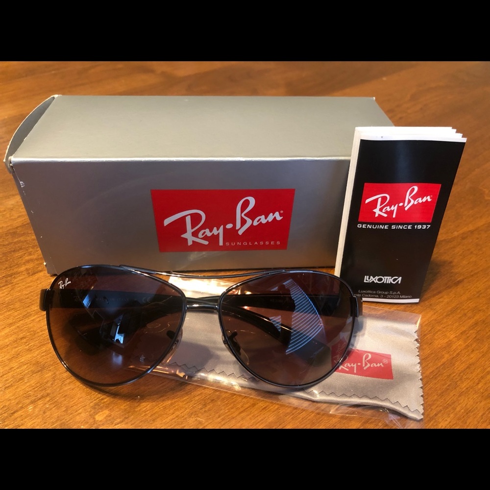 Ray Ban Sunglasses Aviator - New - Picture 1 of 6